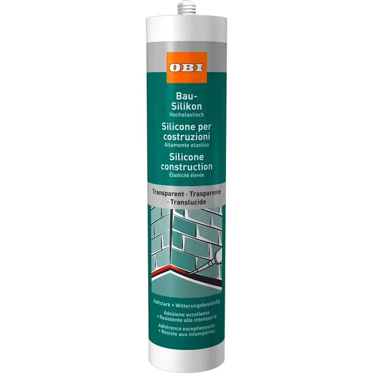 OBI Bau-Silikon Transparent 310 ml