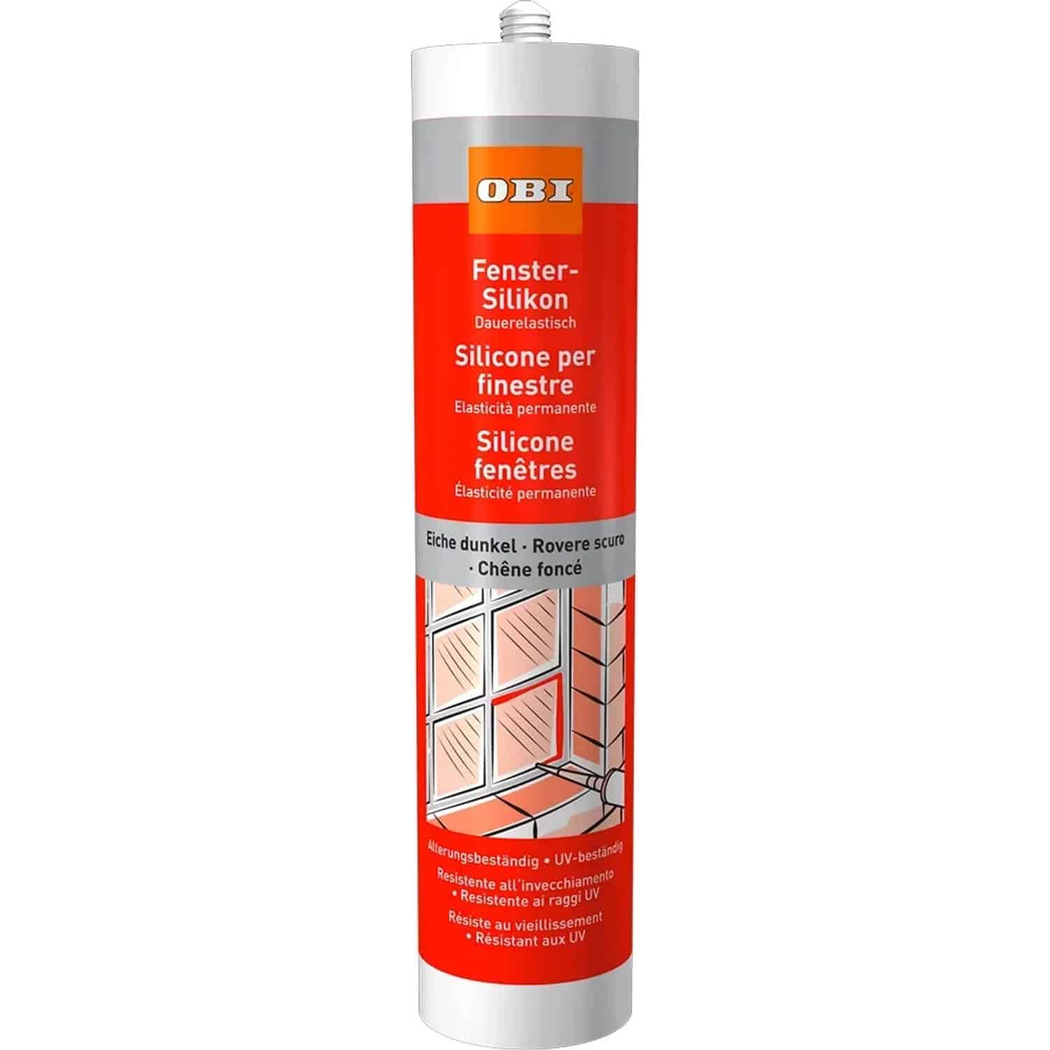 OBI Fenster-Silikon Eiche Dunkel 310 ml