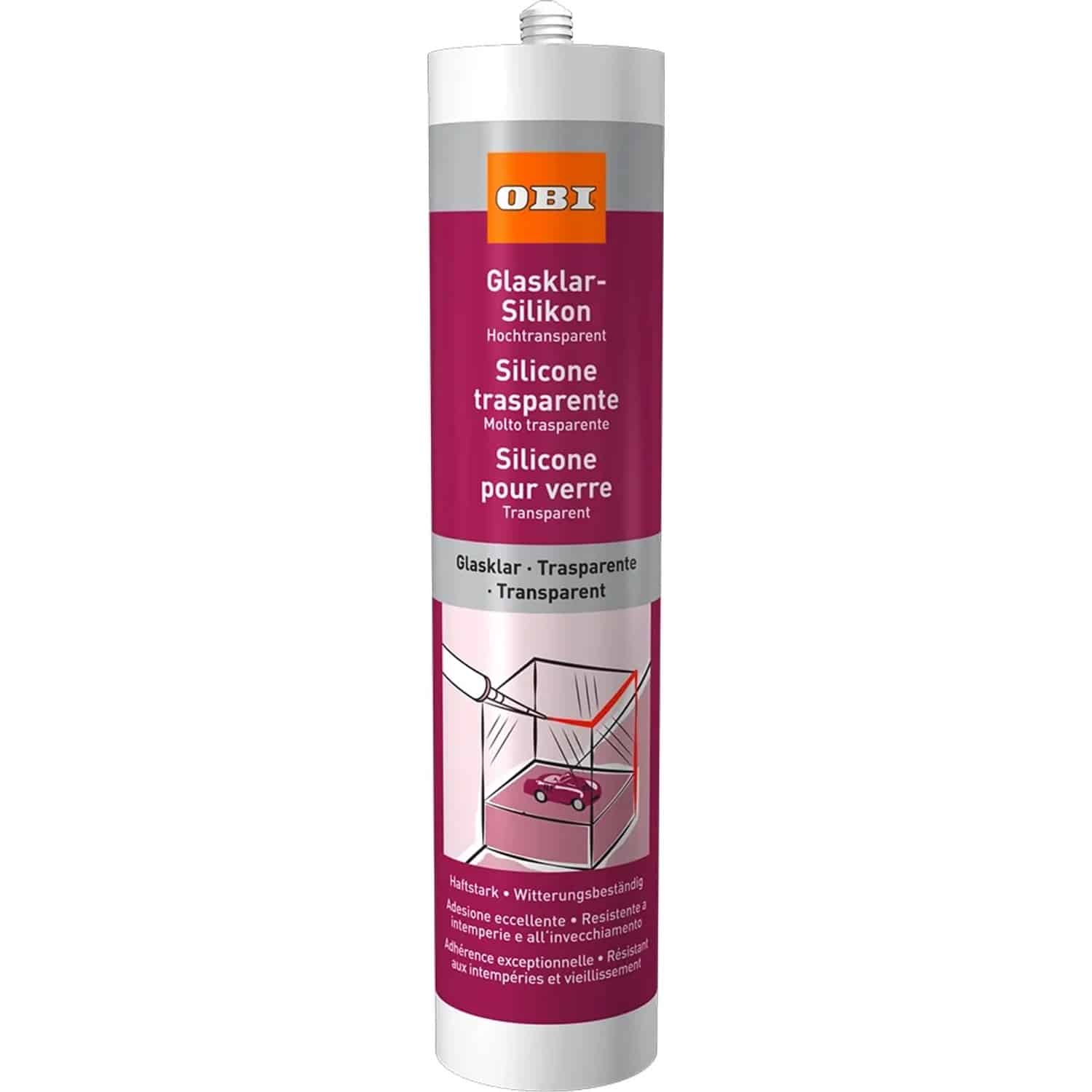 OBI Glasklar-Silikon Transparent 310 ml