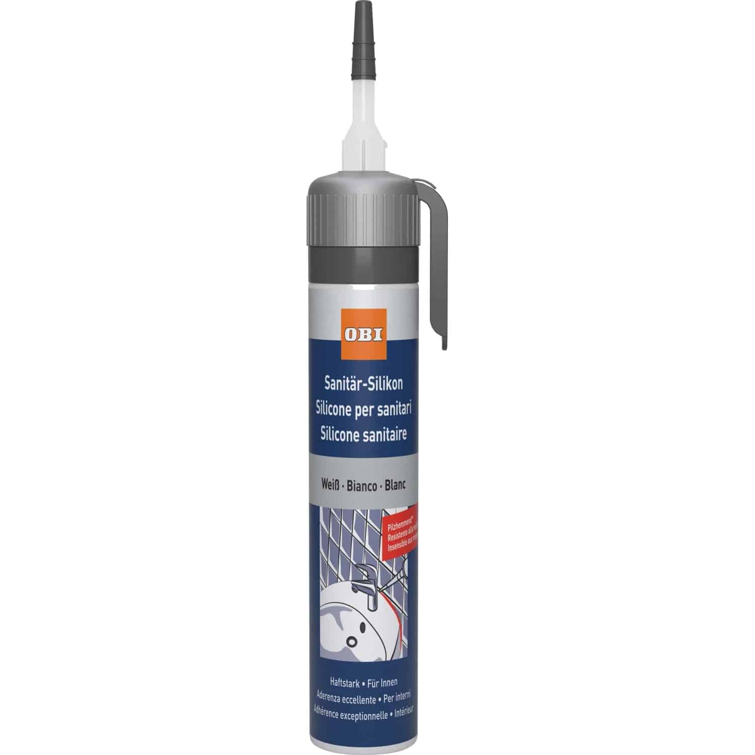 OBI Sanitär-Silikon Weiß 100 ml