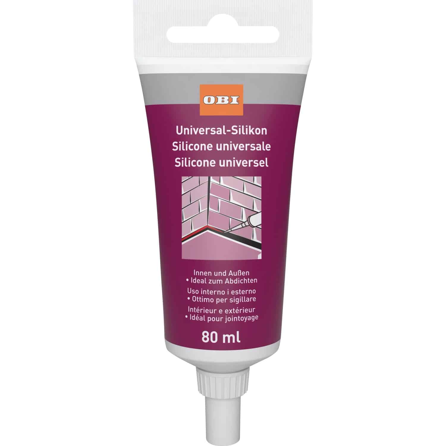 OBI Universal-Silikon Transparent 80 ml