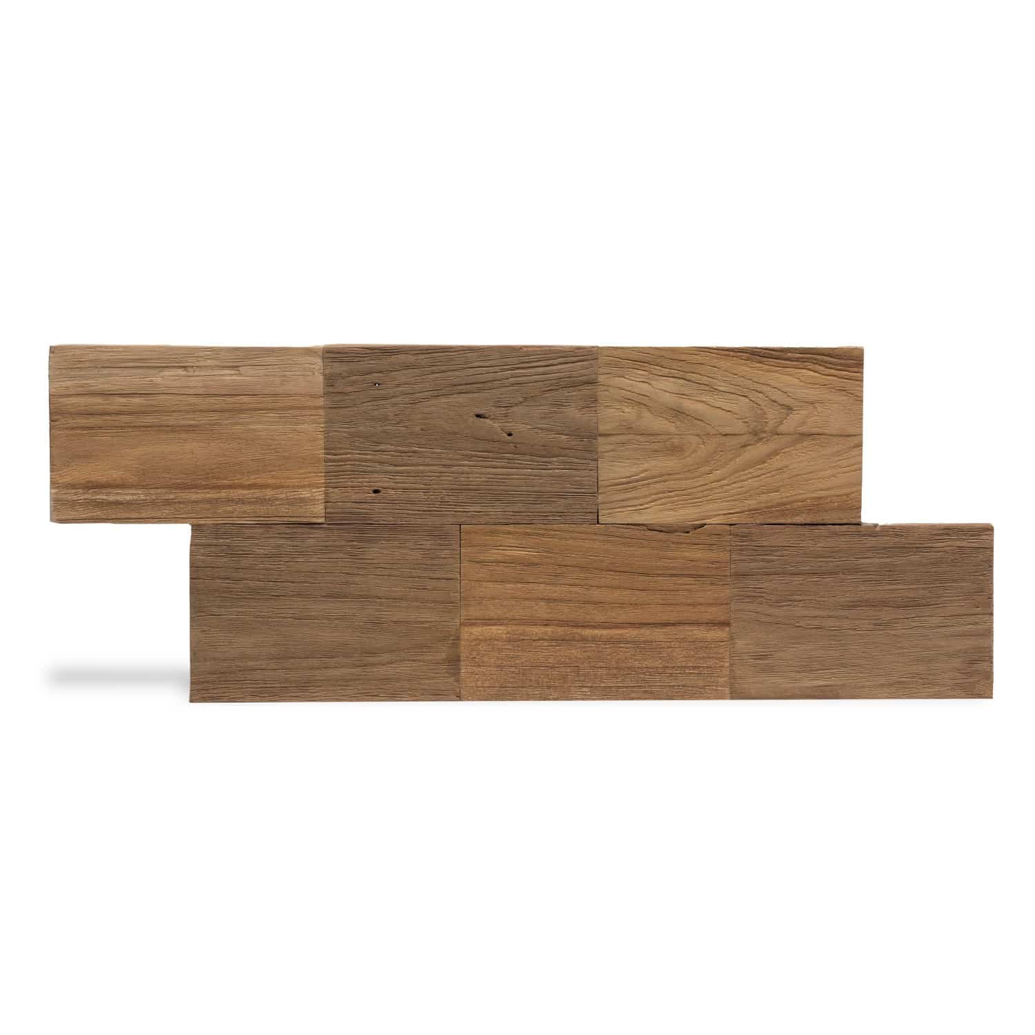 Rebel of Styles Holzverblender UltraWood Big Square 45 cm x 20 cm Braun