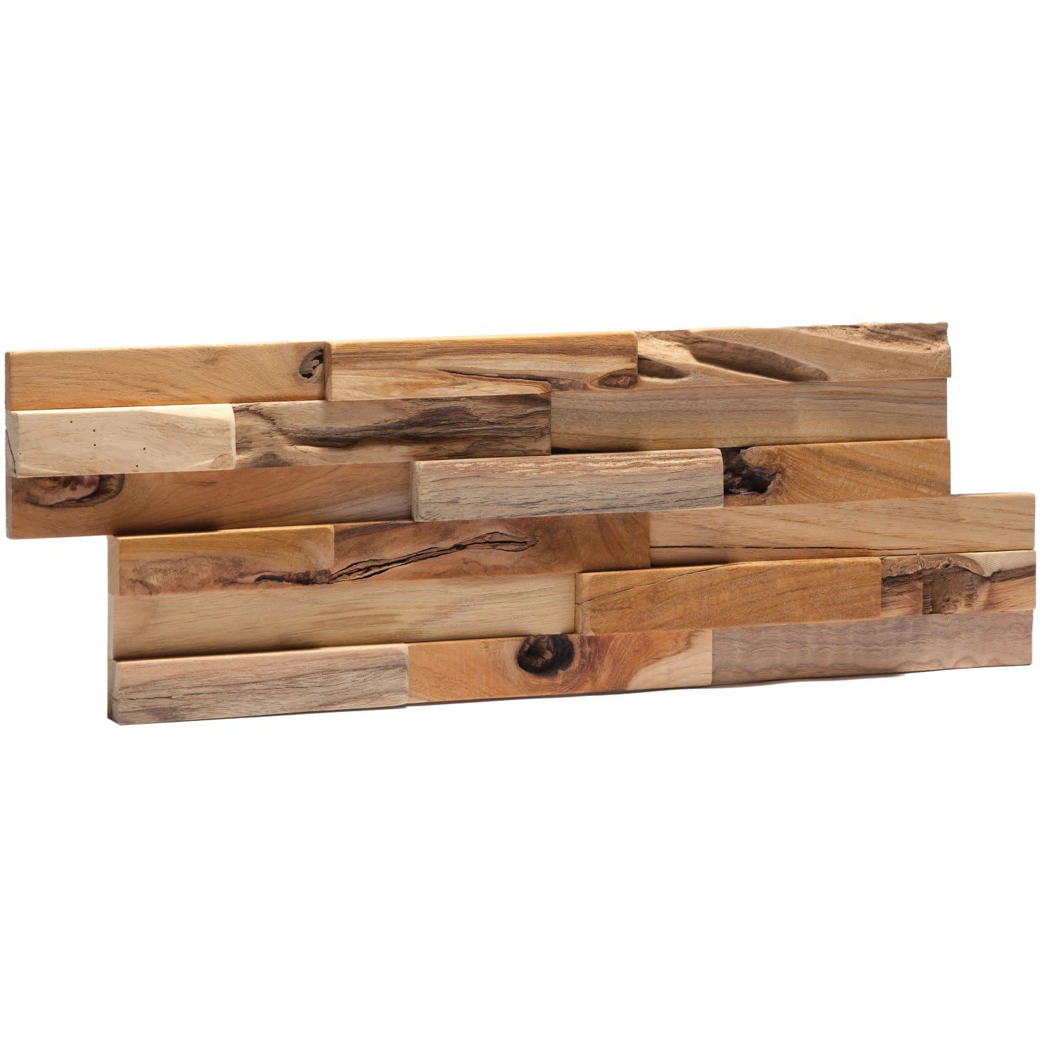 Rebel of Styles Verblender UltraWood Bologna Holz Teak 18 cm x 49