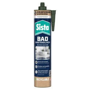 Sista Sanitär-Silikon für Bad & Küche Transparent 280 ml