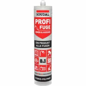 Soudal Dichtstoff Profi-Fuge 8-in-1 Hellgrau 280 ml