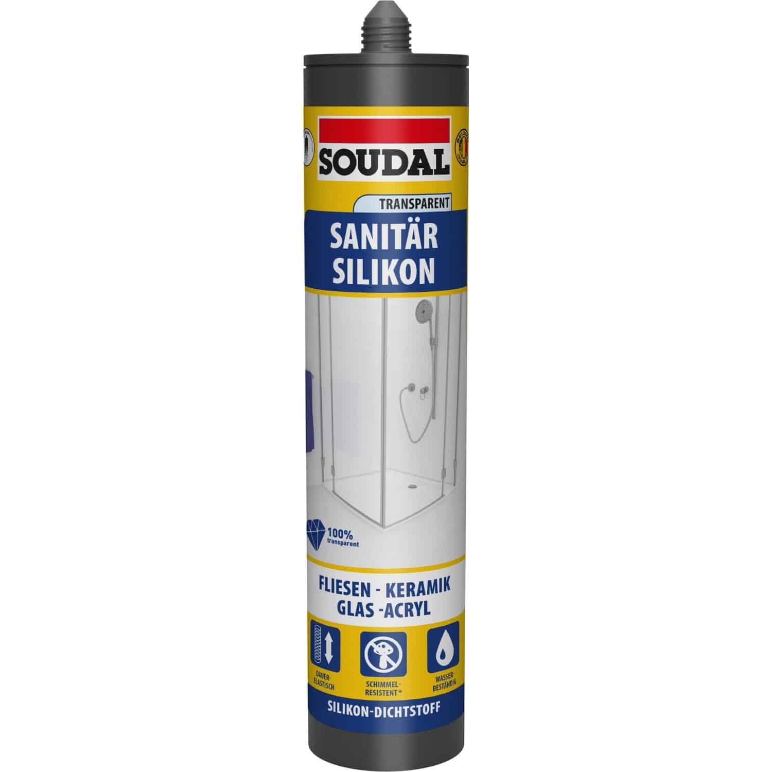 Soudal Sanitär Silikon Transparent 300 ml