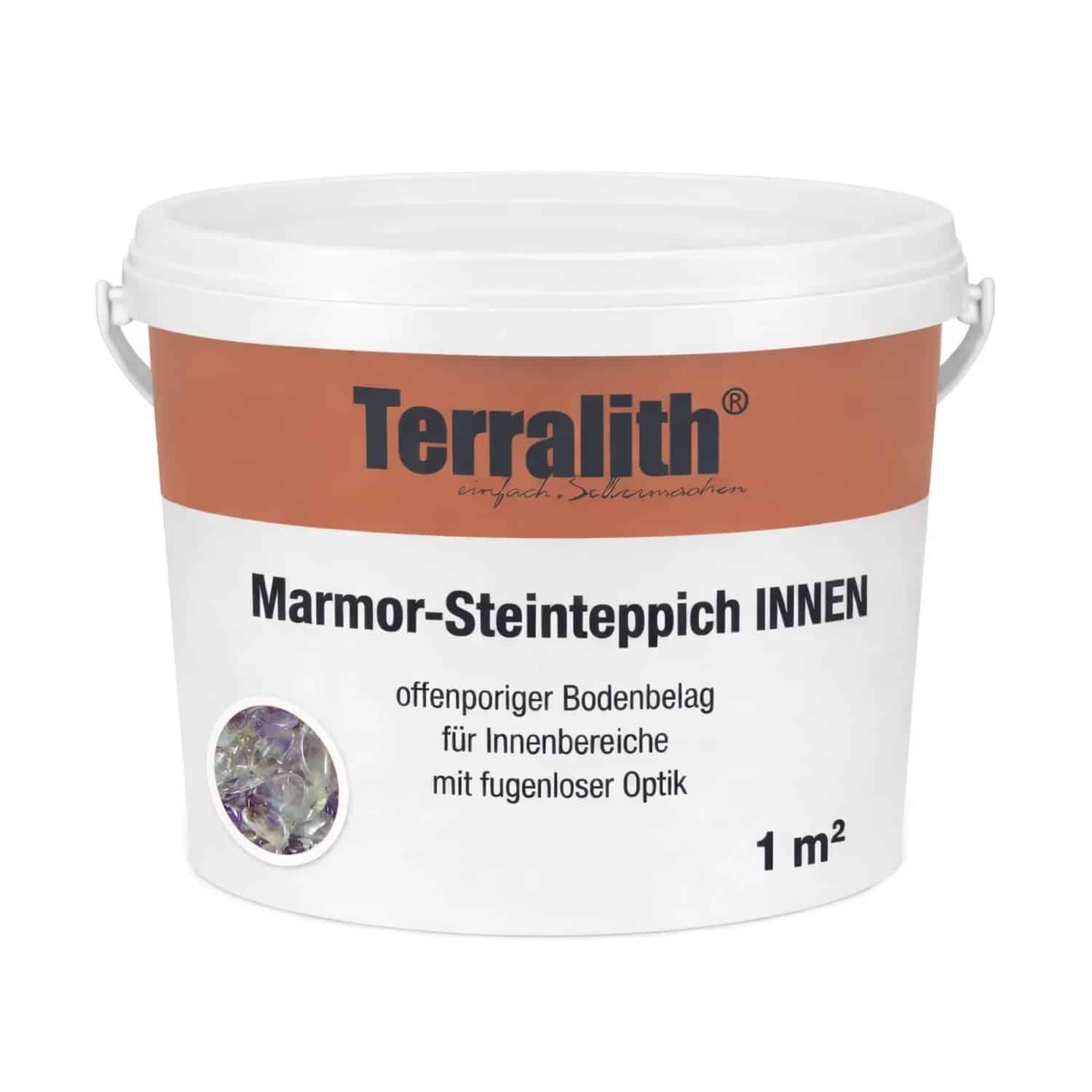 Terralith Edelsteinteppich Amethyst 1 m² Innen