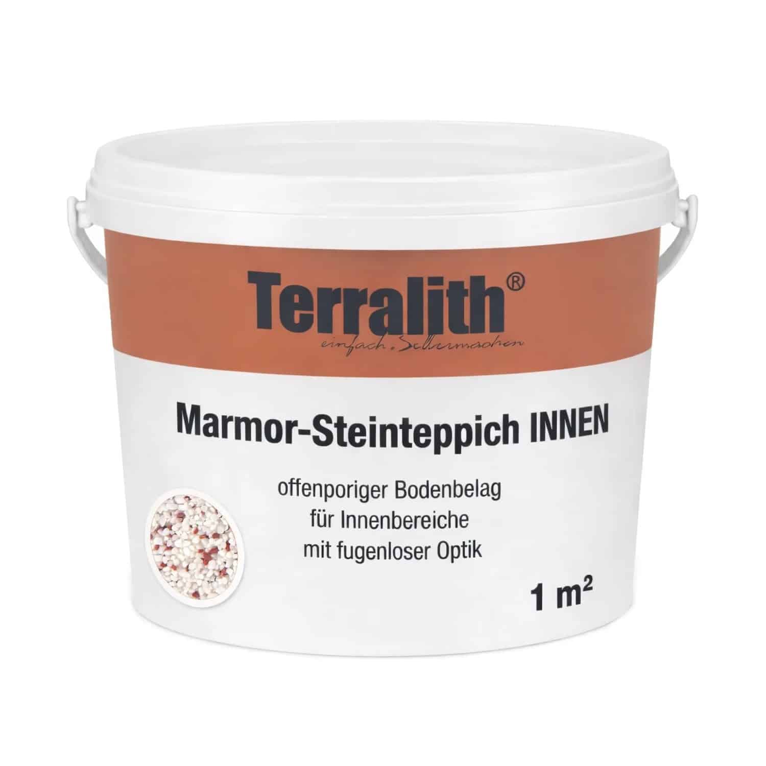 Terralith Edelsteinteppich Jaspis Bianco 1 m² Innen