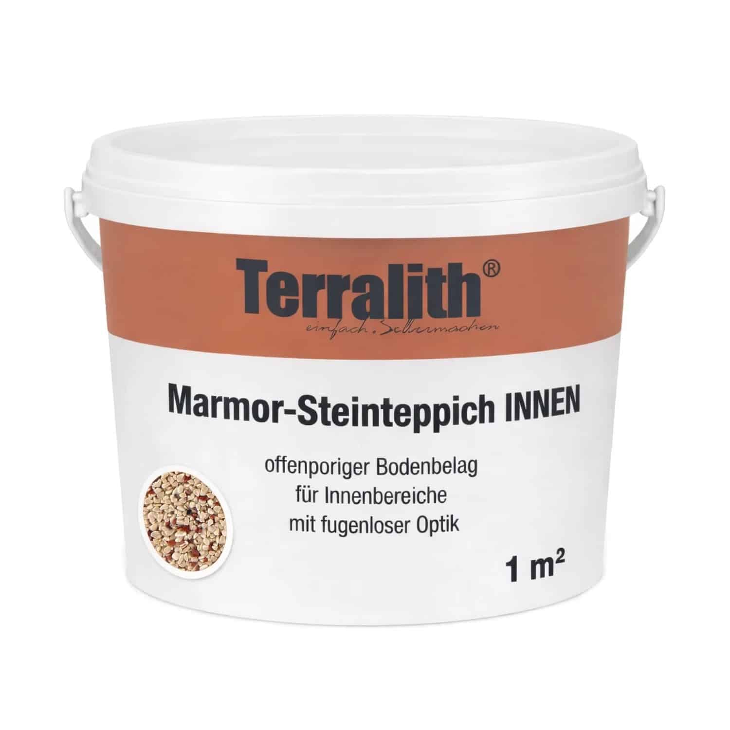 Terralith Edelsteinteppich Jaspis Crema 1 m² Innen