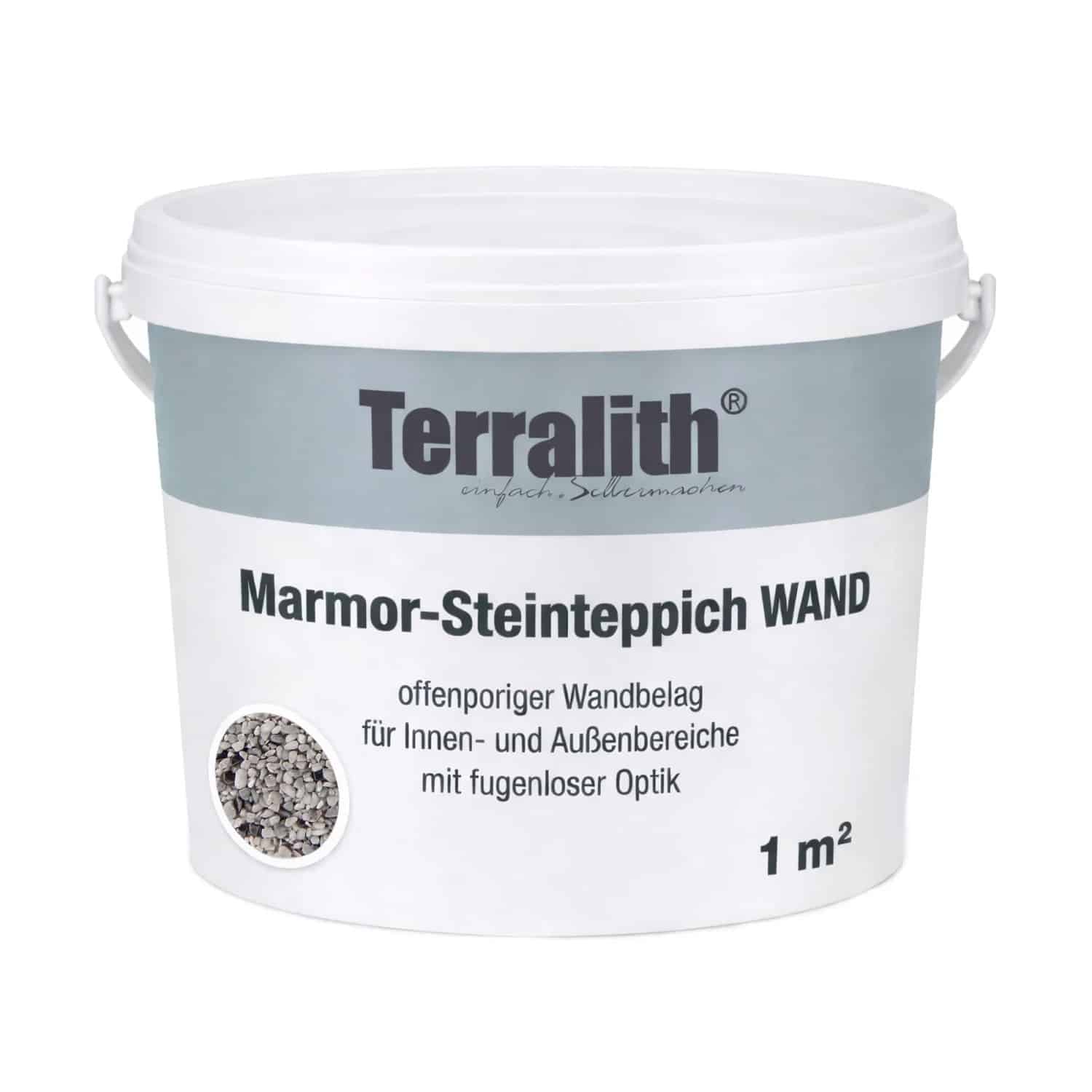Terralith Edelsteinteppich Wand Hämatit Nebula für 1 m²