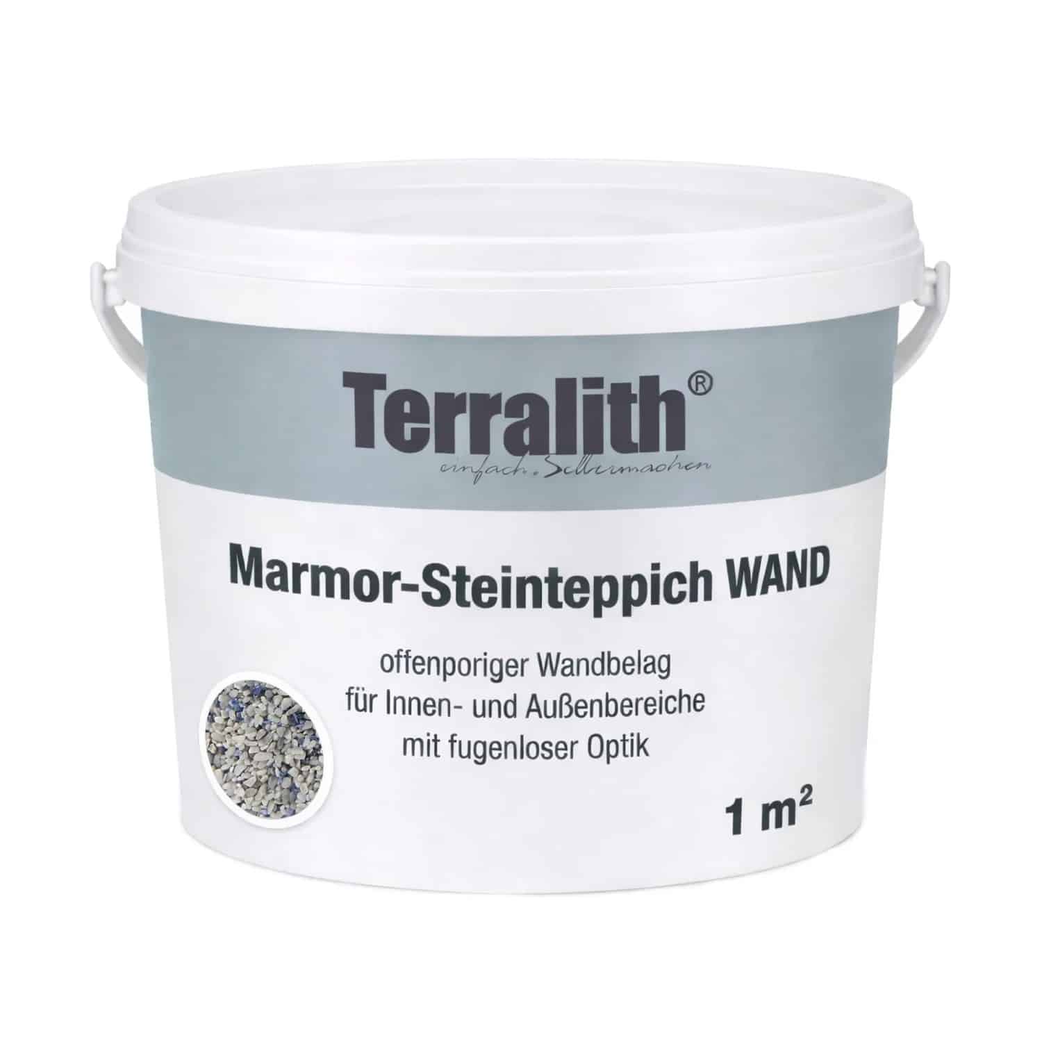 Terralith Edelsteinteppich Wand Sodalith Nebula für 1 m²