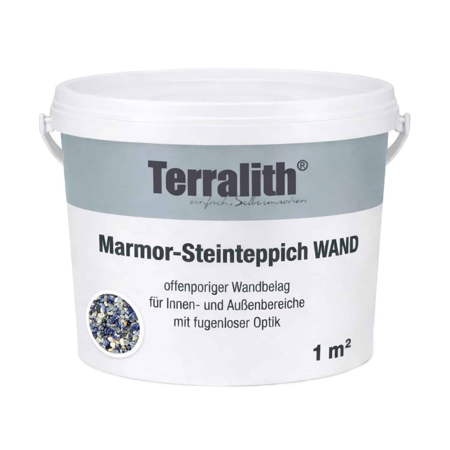 Terralith Edelsteinteppich Wand Sodalith für 1 m²
