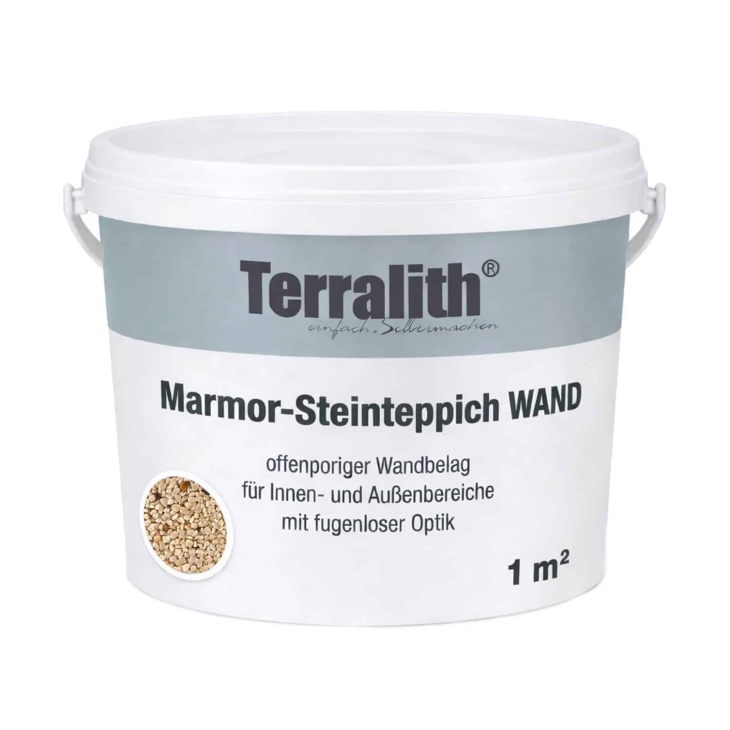 Terralith Edelsteinteppich Wand Tigerauge Crema für 1 m²