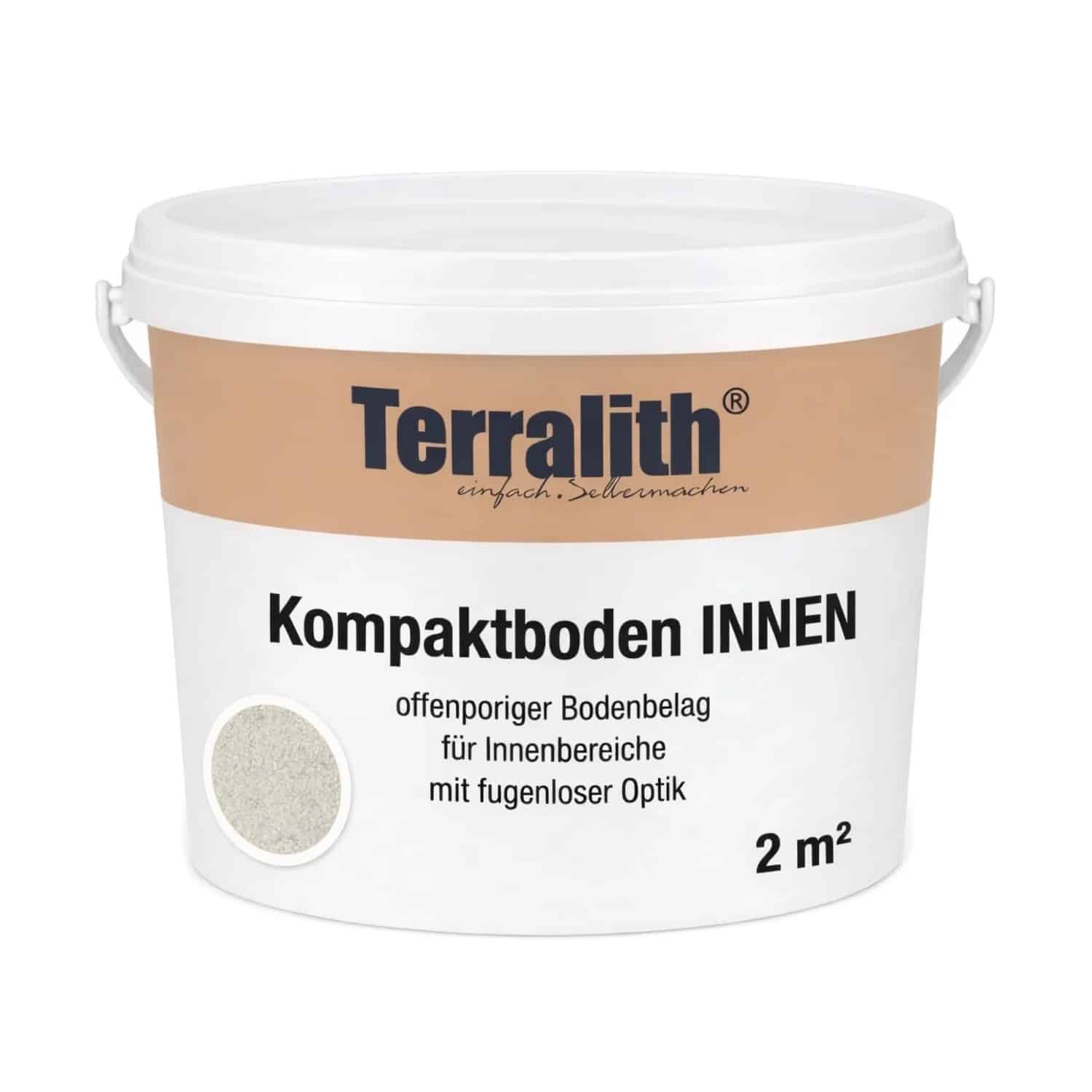 Terralith Kompaktboden Bianco für 2 m²