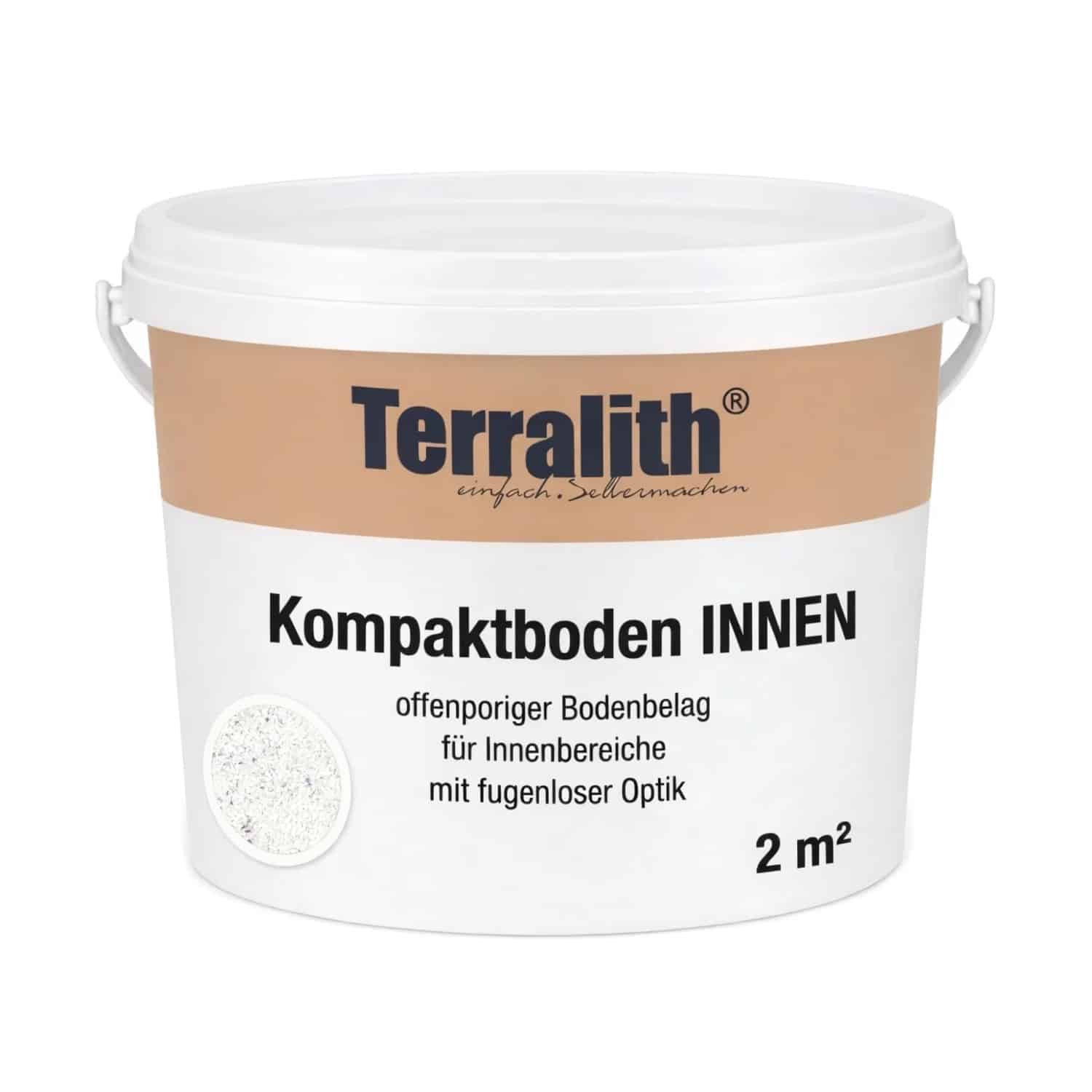 Terralith Kompaktboden Mix Bianco 101 für 2 m²