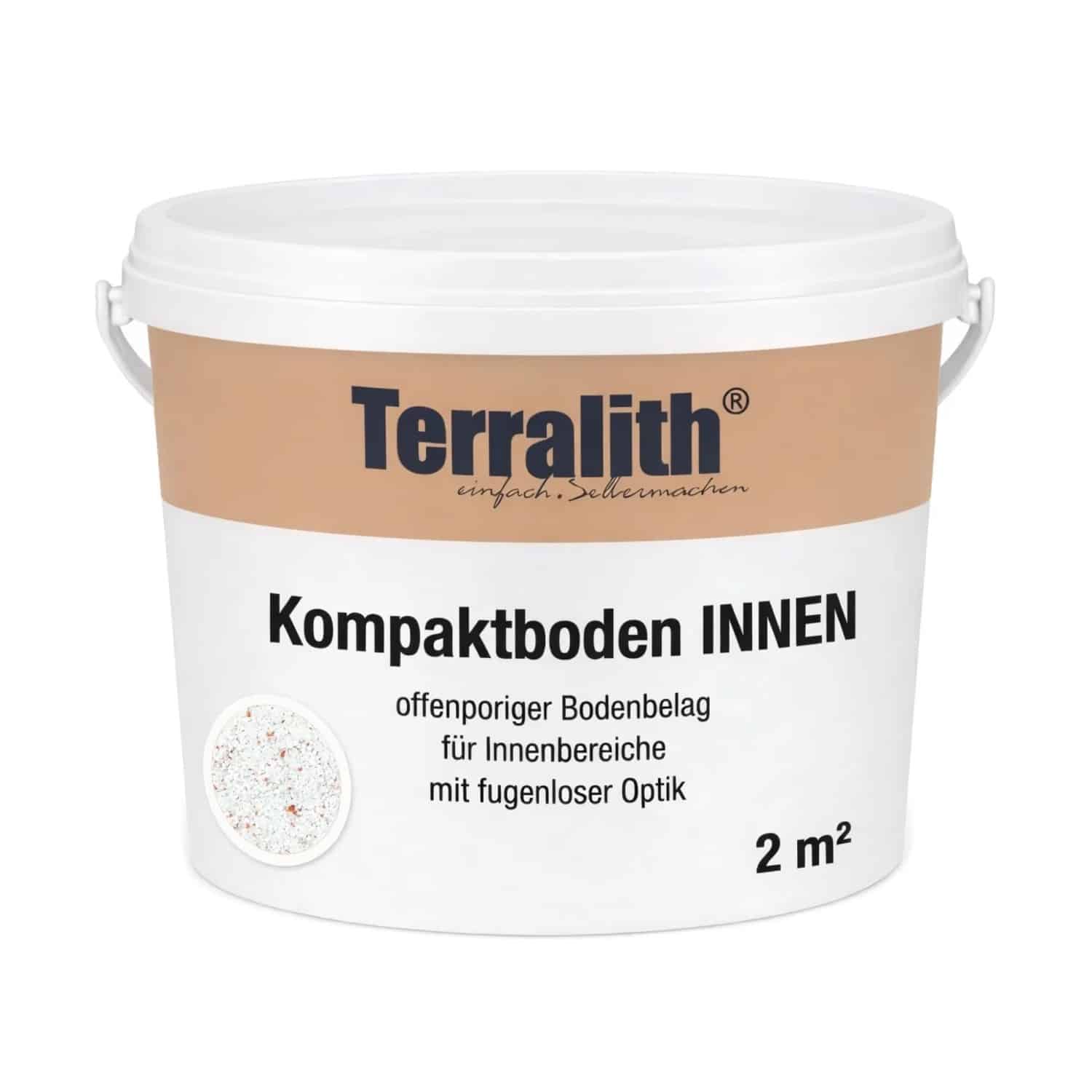 Terralith Kompaktboden Mix Bianco 103 für 2 m²