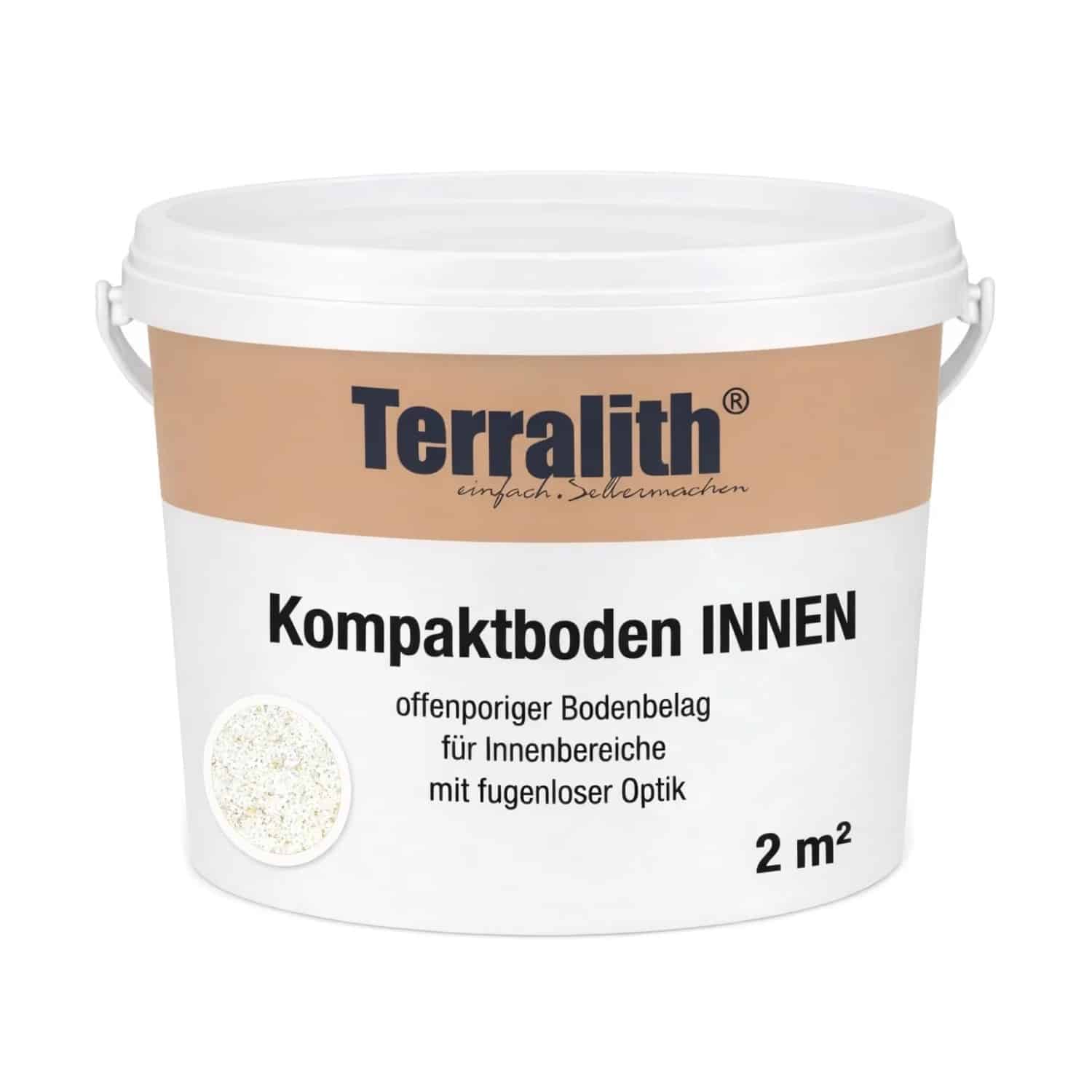 Terralith Kompaktboden Mix Bianco 105 für 2 m²