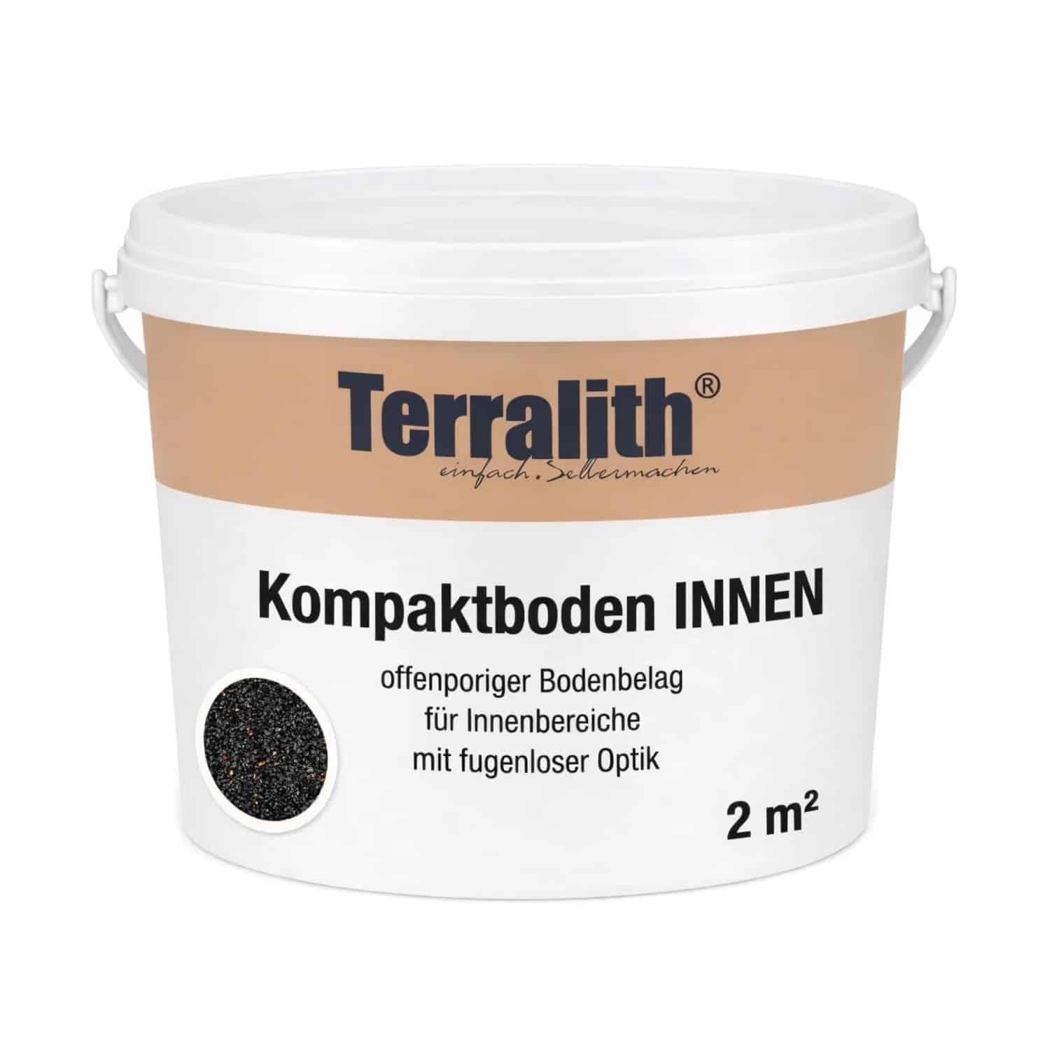 Terralith Kompaktboden Mix Nero 103 für 2 m²