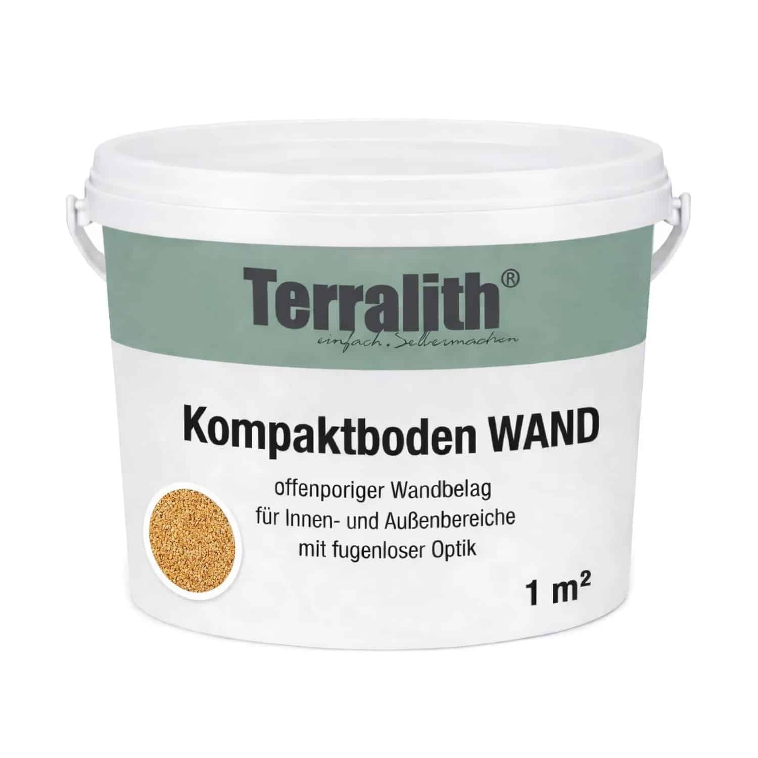 Terralith Kompaktboden Wand Giallo für 1 m²