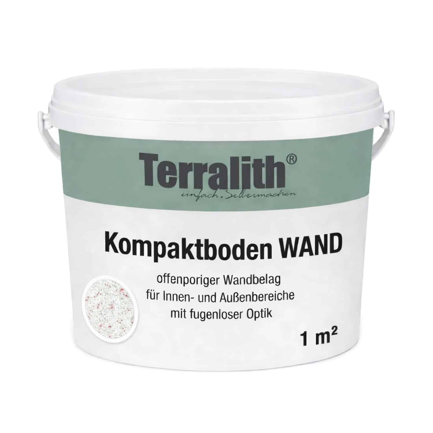 Terralith Kompaktboden Wand Mix Bianco 102 für 1 m²