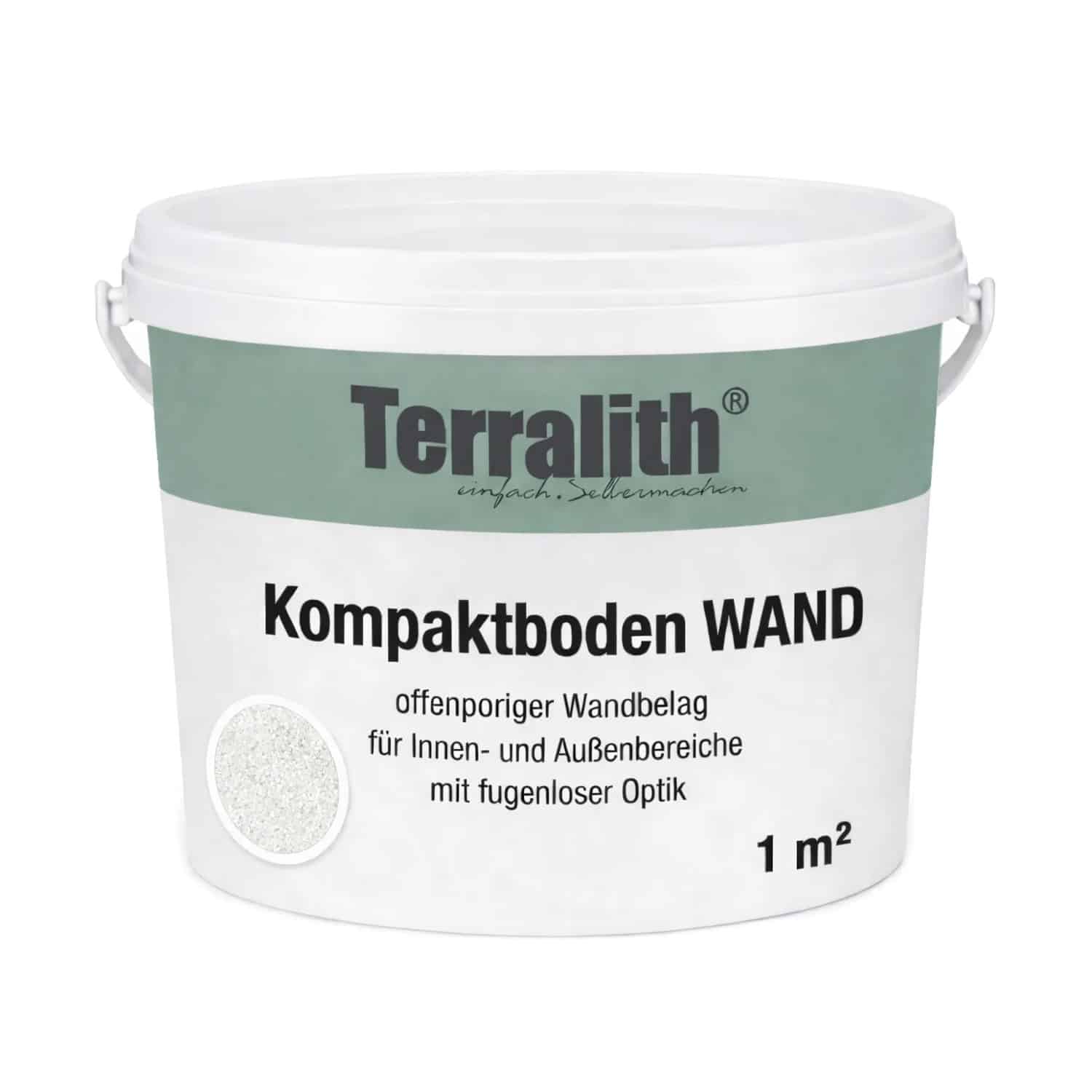Terralith Kompaktboden Wand Mix Bianco 104 für 1 m²