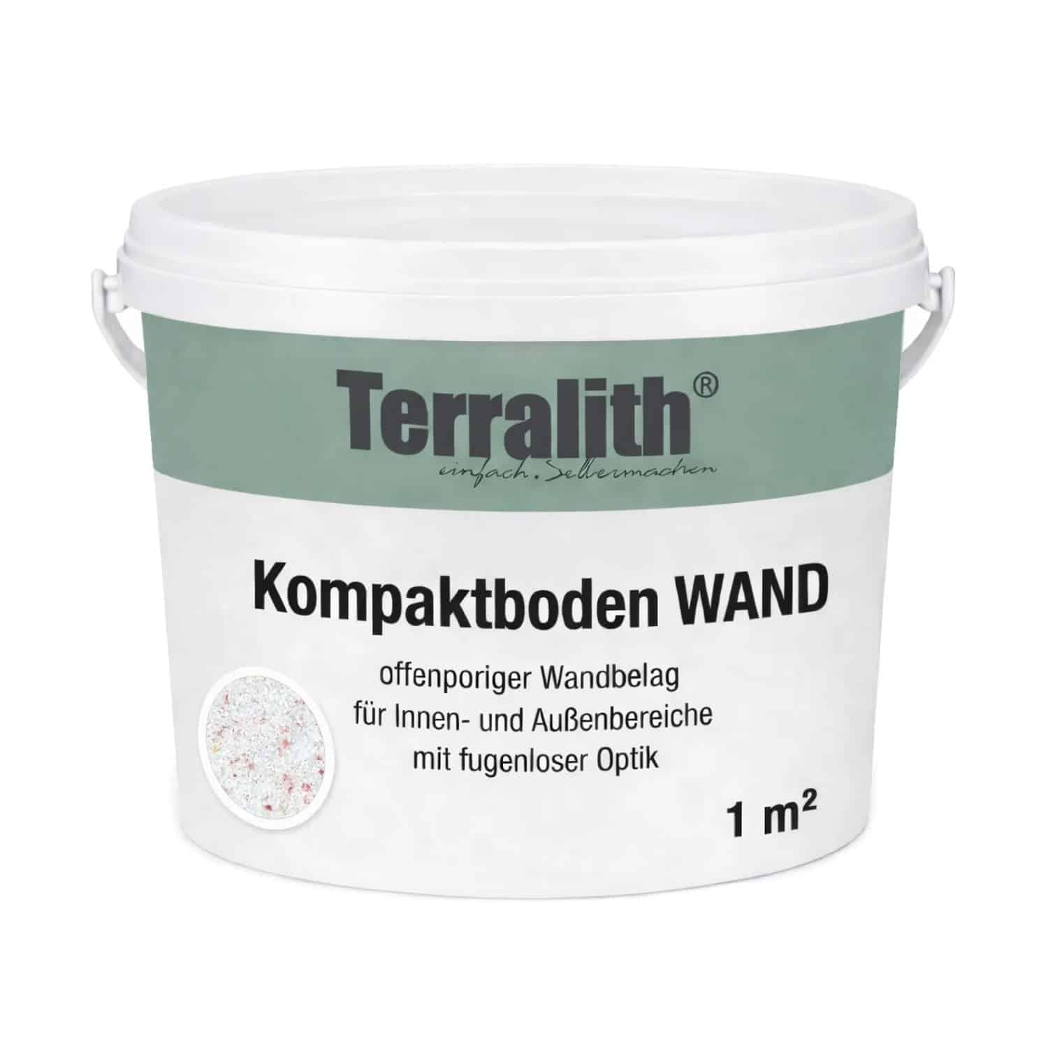 Terralith Kompaktboden Wand Mix Bianco 107 für 1 m²