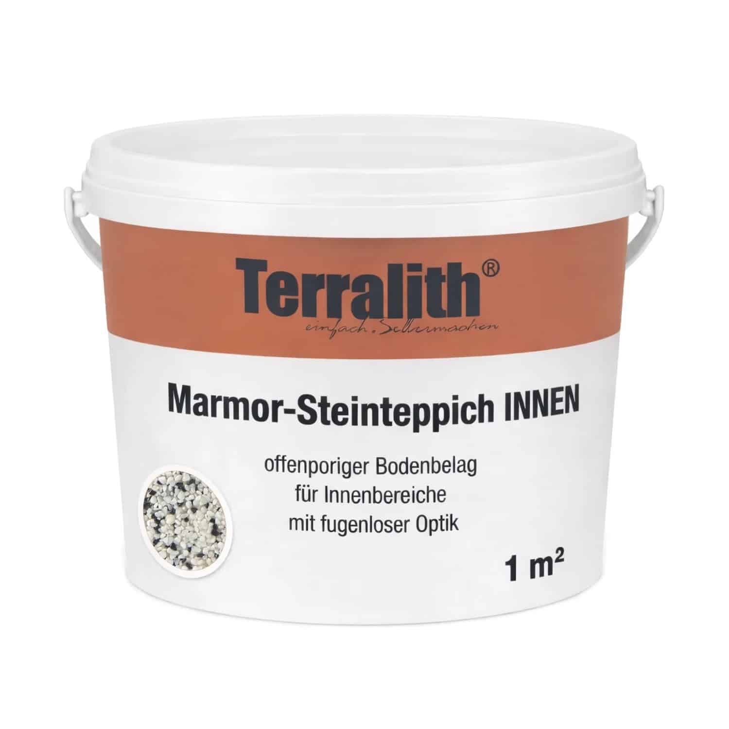 Terralith Marmor Steinteppich Mix Classico für 1 m² Innen Mittel 4-6 mm