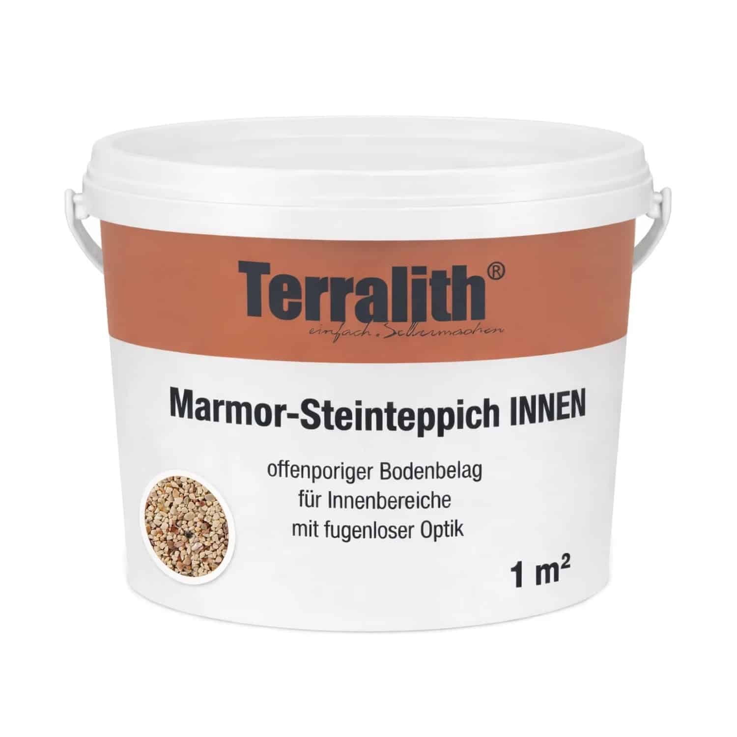Terralith Marmor Steinteppich Mix Colorato Due für 1 m² Innen Mittel 4-6 mm