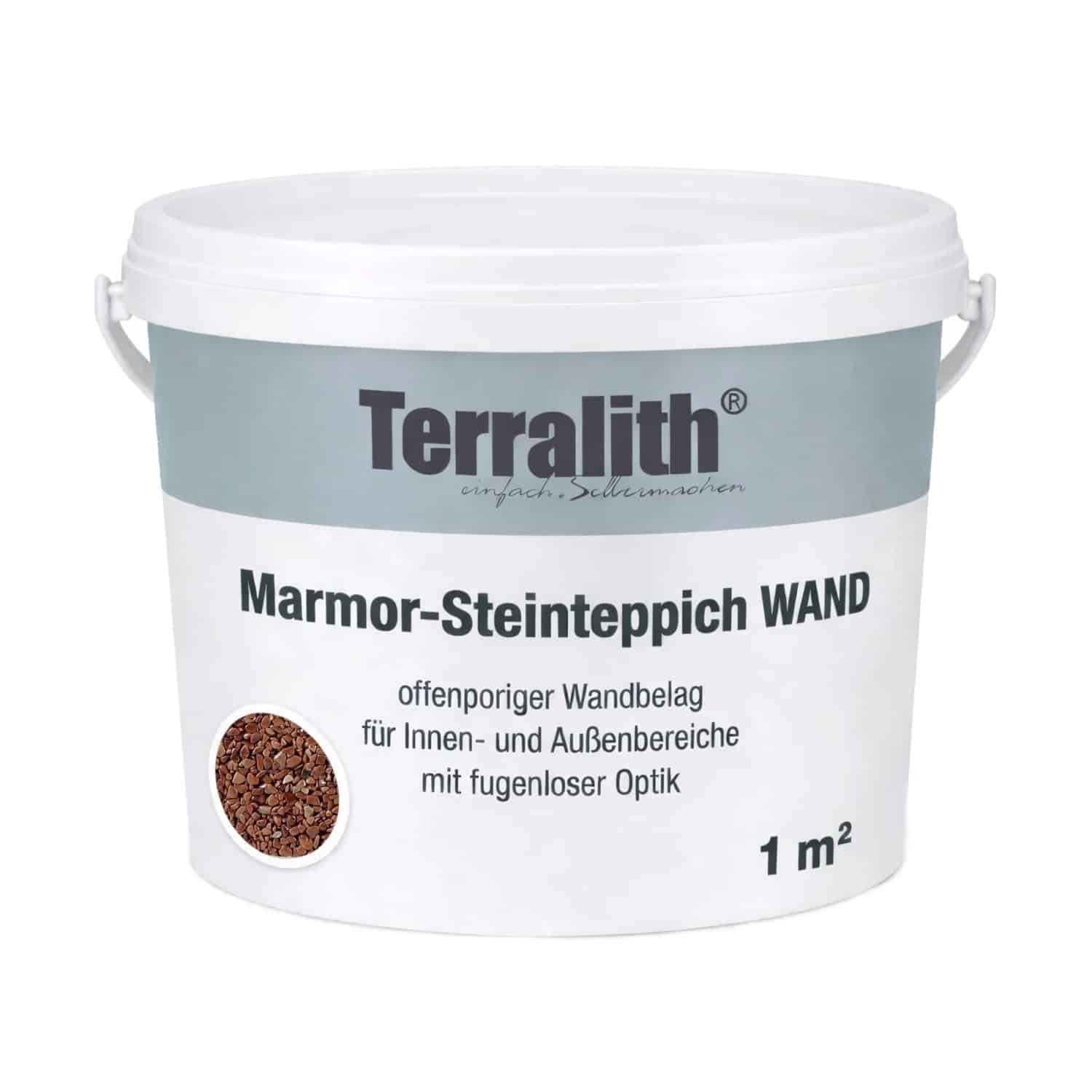 Terralith Marmor - Steinteppich Wand Bruno Fein für 1 m²