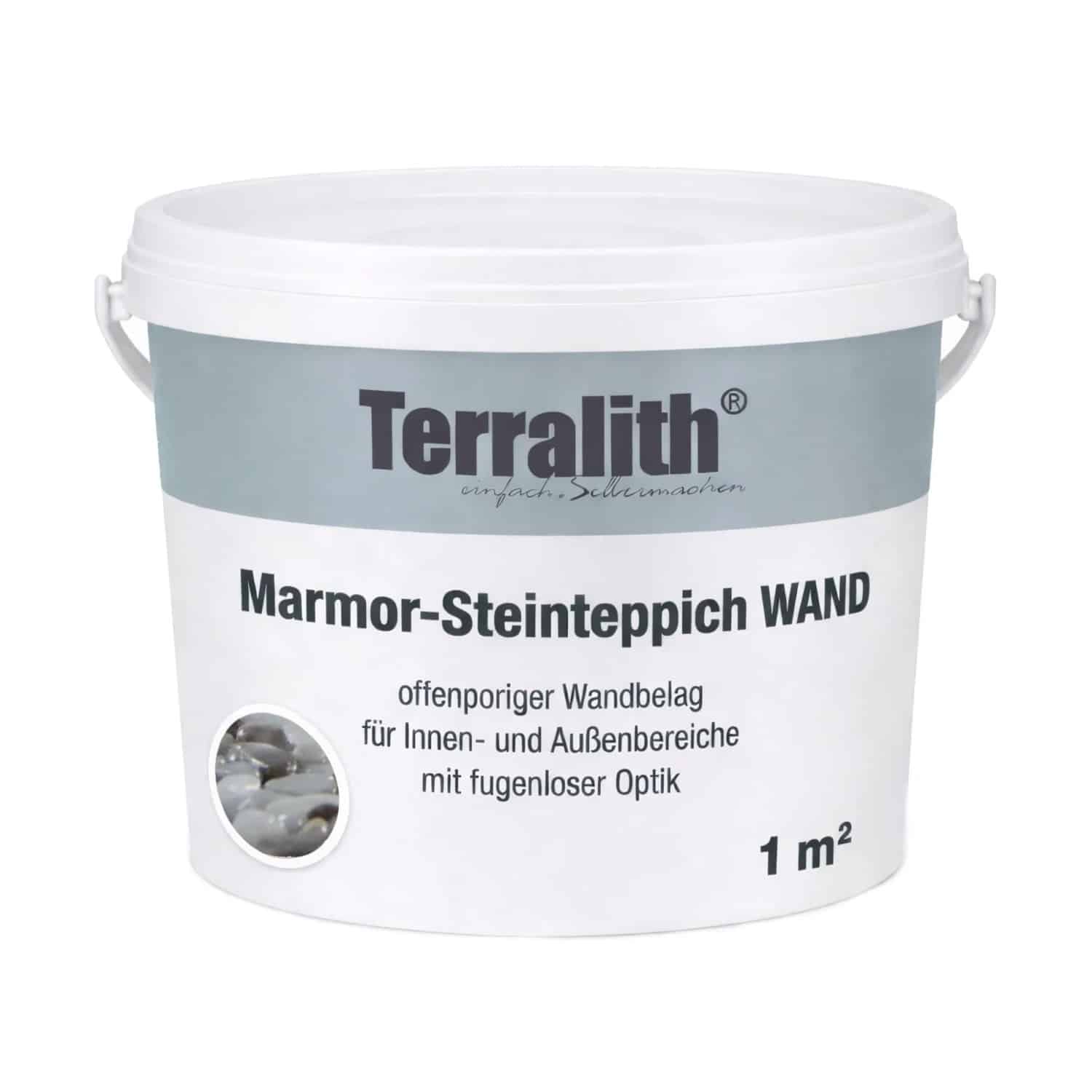 Terralith Marmor - Steinteppich Wand Mix Como Fein für 1 m²