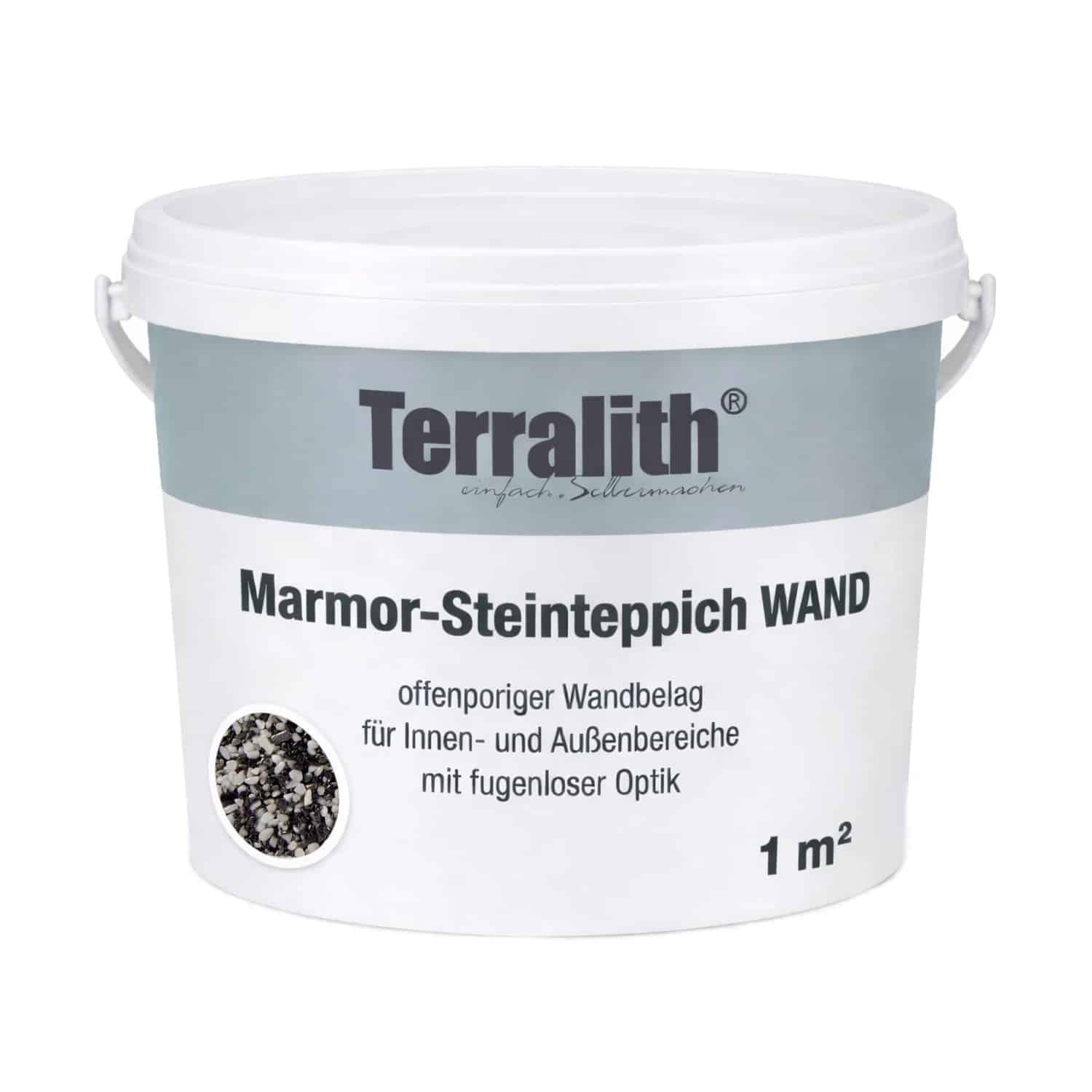 Terralith Marmor - Steinteppich Wand Mix Elegante Fein für 1 m²
