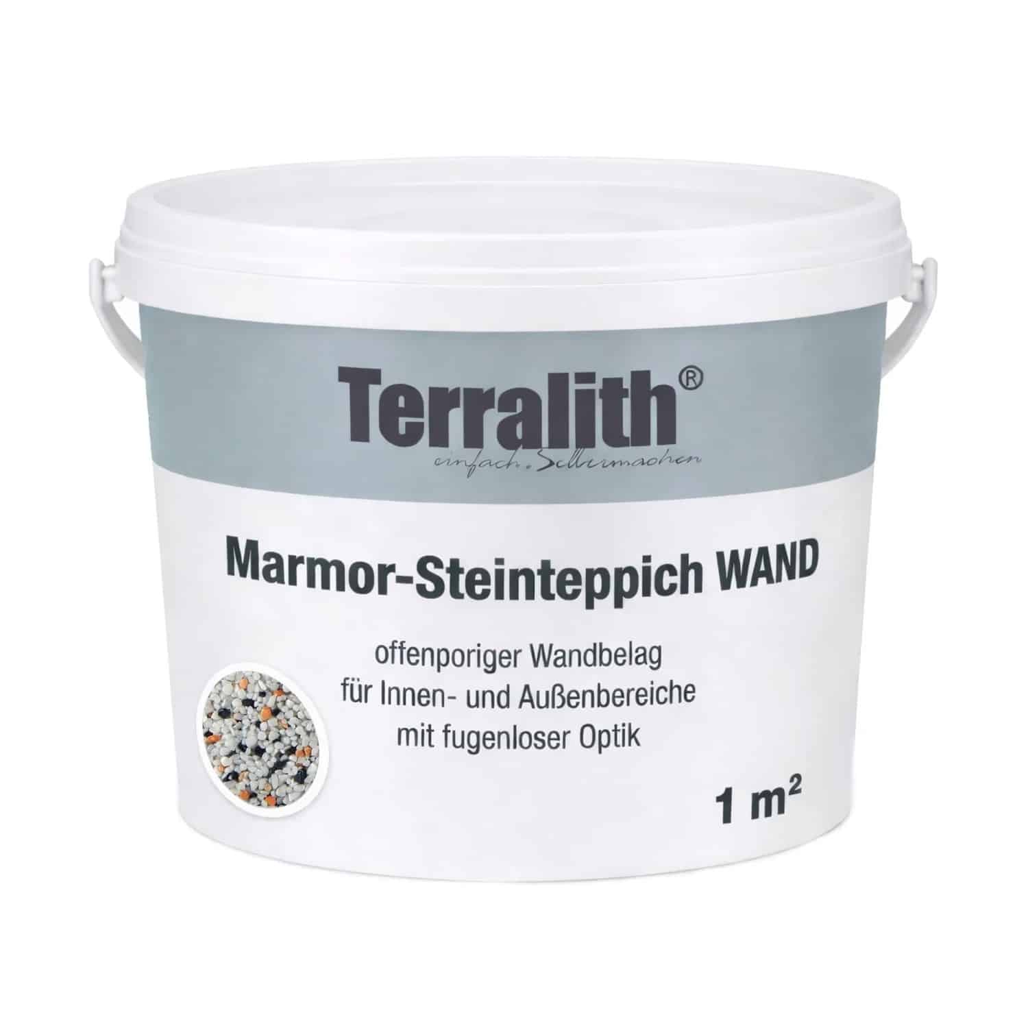 Terralith Marmor - Steinteppich Wand Mix Palermo für 1 m²