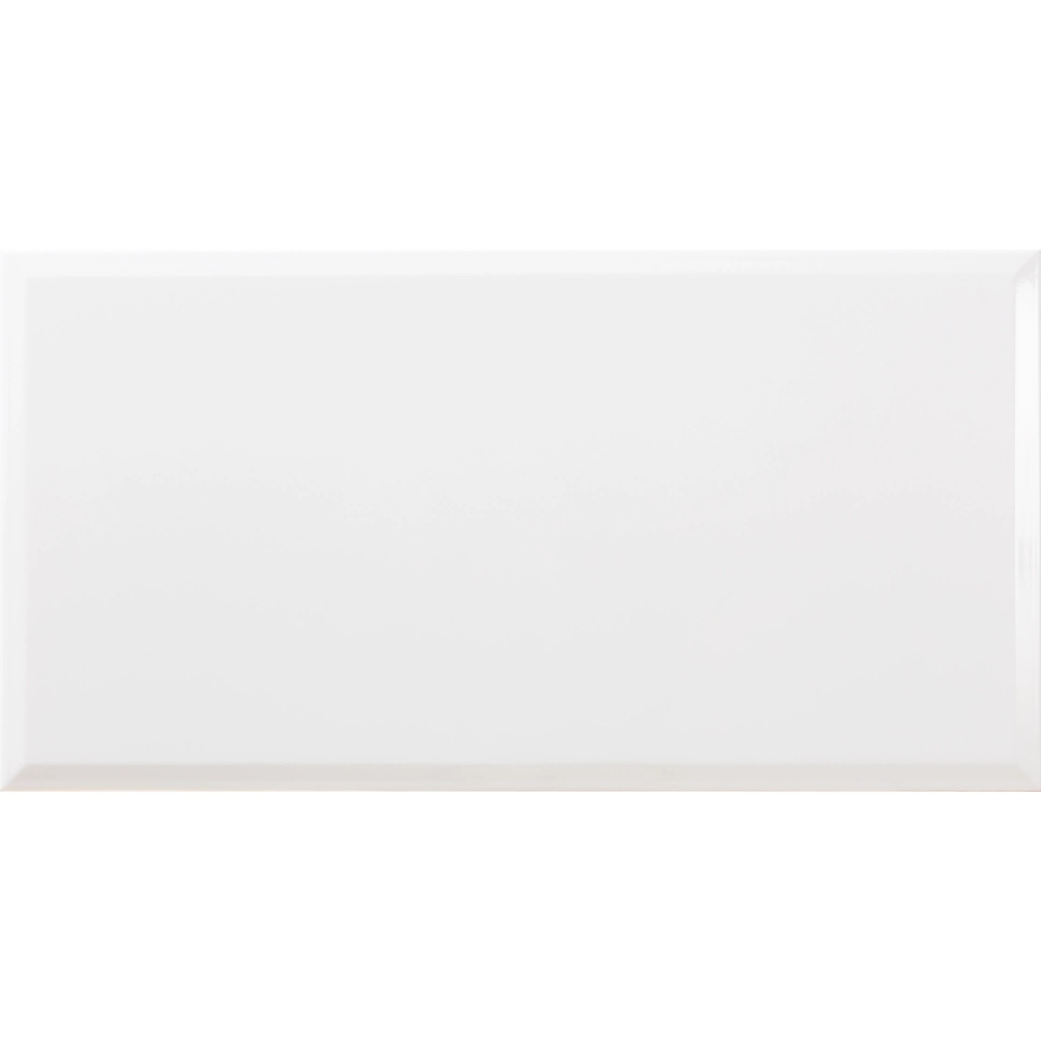 United Tile Wandfliese Facette Metro Weiß Glasiert Rektifiziert 30 cm x 60 cm