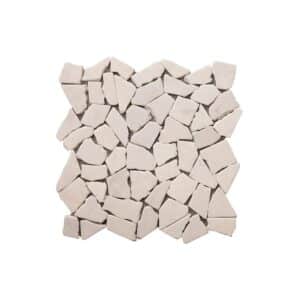 Vente-unique Fliese Poesy Cremefarben 30 cm
