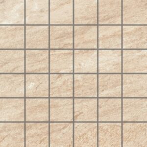 Vitra Mosaikfliese Olympus Feinsteinzeug Beige 30 cm x 30 cm