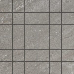 Vitra Mosaikfliese Olympus Feinsteinzeug Grau 30 cm x 30 cm