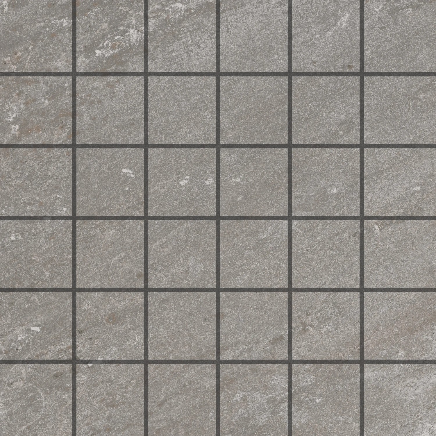 Vitra Mosaikfliese Olympus Feinsteinzeug Grau 30 cm x 30 cm