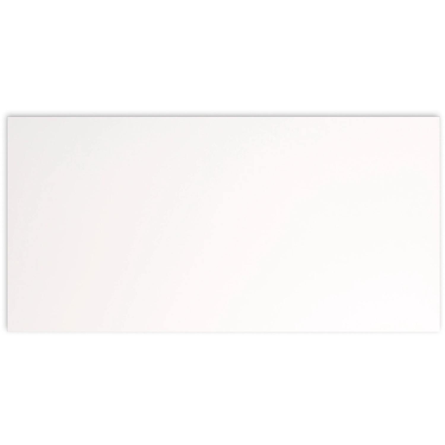 Wandfliese Ice White Rektifiziert Weiß Glasiert Matt 30 cm x 60 cm