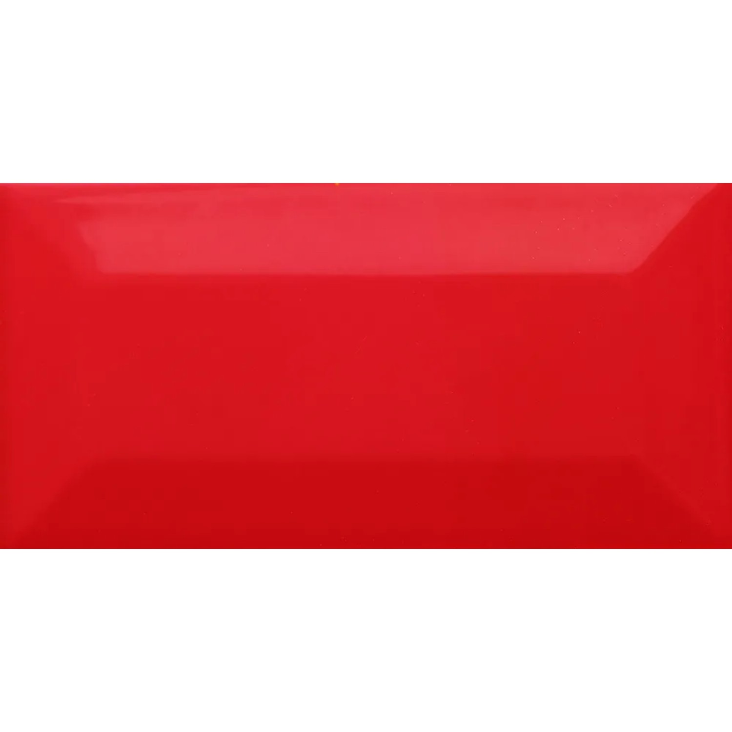 Wandfliese Metro Facette Rot Glasiert Glänzend 7